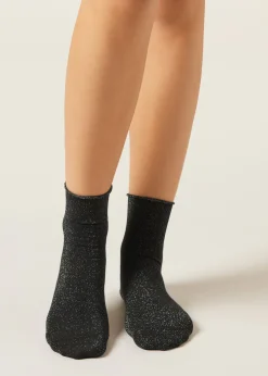 Socken mit Glitzer