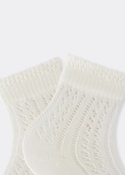 Socken mit Lochmuster für Mädchen