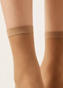 Socken mit Rautenmuster