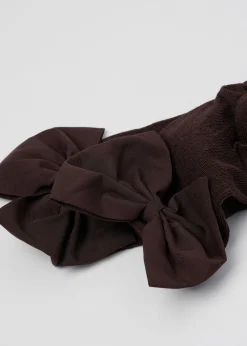 Socken mit Schleife
