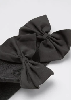 Socken mit Schleife