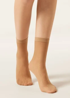 Socken mit vertikalem Rautenmotiv