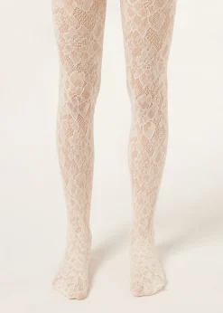 Spitzenstrumpfhose für Mädchen