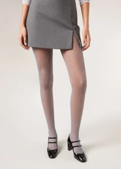 Strumpfhose aus kleinmaschigem Netz