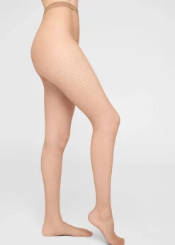 Strumpfhose aus kleinmaschigem Netz