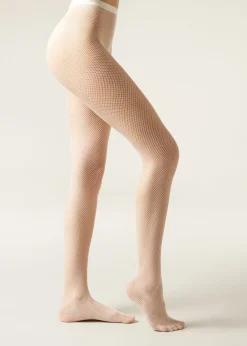 Strumpfhose aus kleinmaschigem Netz