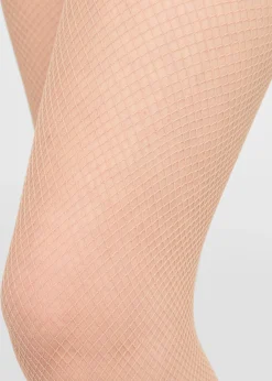 Strumpfhose aus kleinmaschigem Netz