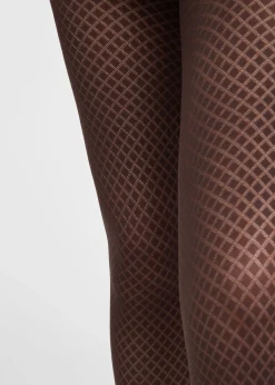 Strumpfhose mit Rauten