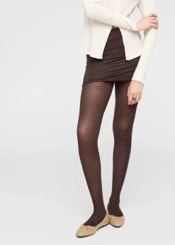 Strumpfhose mit Rauten