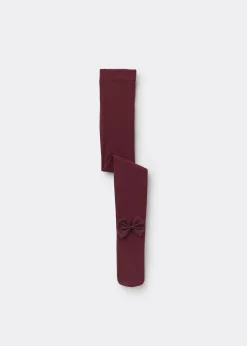 Strumpfhose mit Schleife für Mädchen