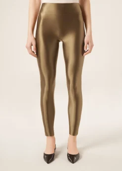 Superglänzende satinierte Leggings