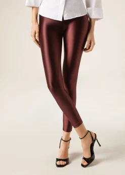 Superglänzende satinierte Leggings