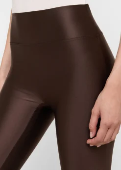 Superglänzende satinierte Leggings