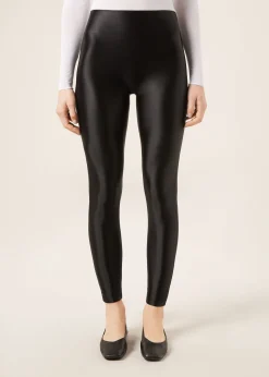 Superglänzende satinierte Leggings
