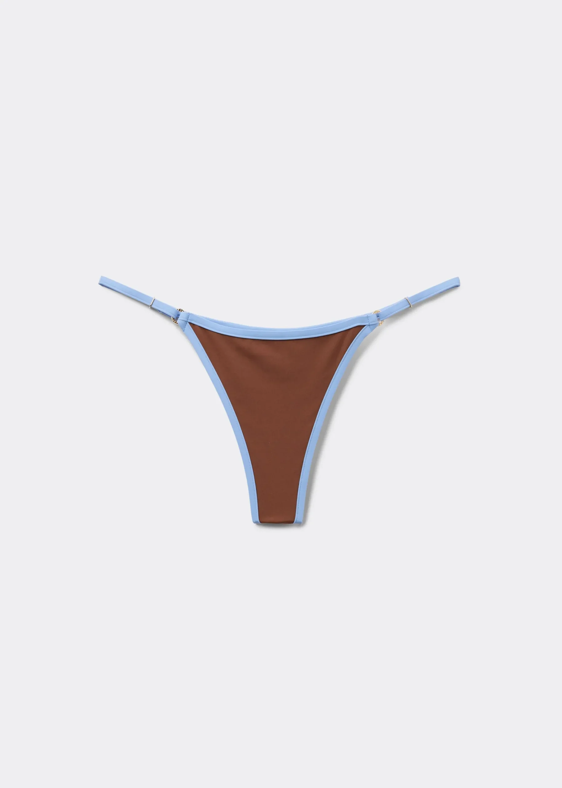 Tanga-Bikinihose Bicolor Piping