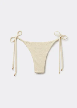 Tanga-Bikinihose mit schmalen Bändchen Wild Jungle