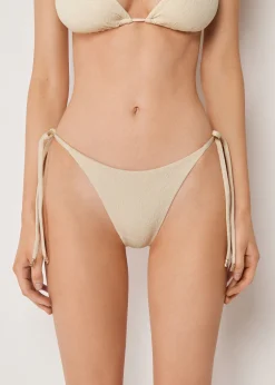 Tanga-Bikinihose mit schmalen Bändchen Wild Jungle