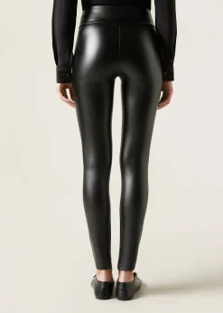 Thermohose in Lederoptik