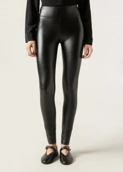 Thermohose in Lederoptik