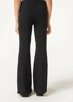 Thermo-Leggings mit Schlag für Mädchen