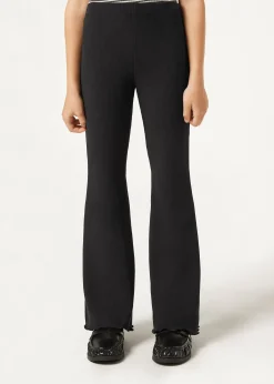 Thermo-Leggings mit Schlag für Mädchen