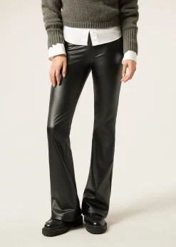 Thermo-Schlaghose in Lederoptik
