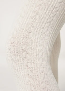 Thermostrumpfhose mit Flechtmotiv für Mädchen