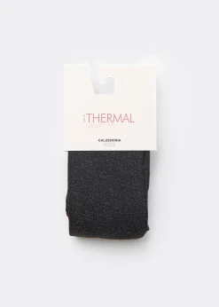 Thermostrumpfhose mit Glitzer für Mädchen