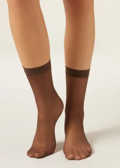 Transparente Socken 20 Denier