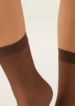 Transparente Socken 20 Denier