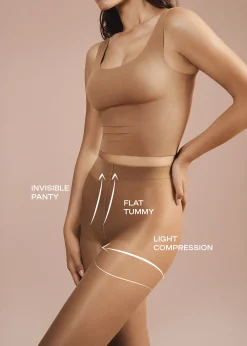 Transparente Strumpfhose Control Top Sculpt 30 Denier