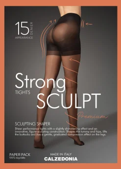 Transparente Strumpfhose Strong Sculpt 15 Denier