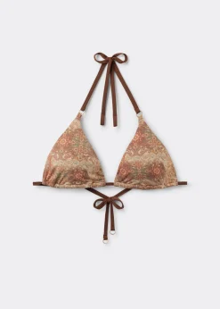 Triangel-Bikinioberteil Ethnic Boho