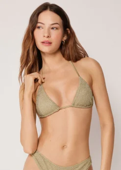 Triangel-Bikinioberteil Metallic Glow