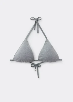 Triangel-Bikinioberteil Metallic Glow