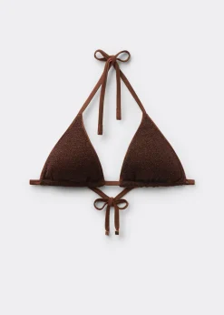 Triangel-Bikinioberteil Metallic Glow