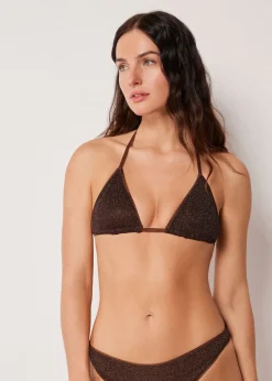 Triangel-Bikinioberteil Metallic Glow