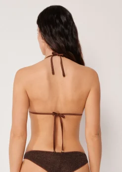 Triangel-Bikinioberteil Metallic Glow