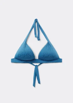 Triangel-Bikinioberteil mit Polsterung Sea Corals