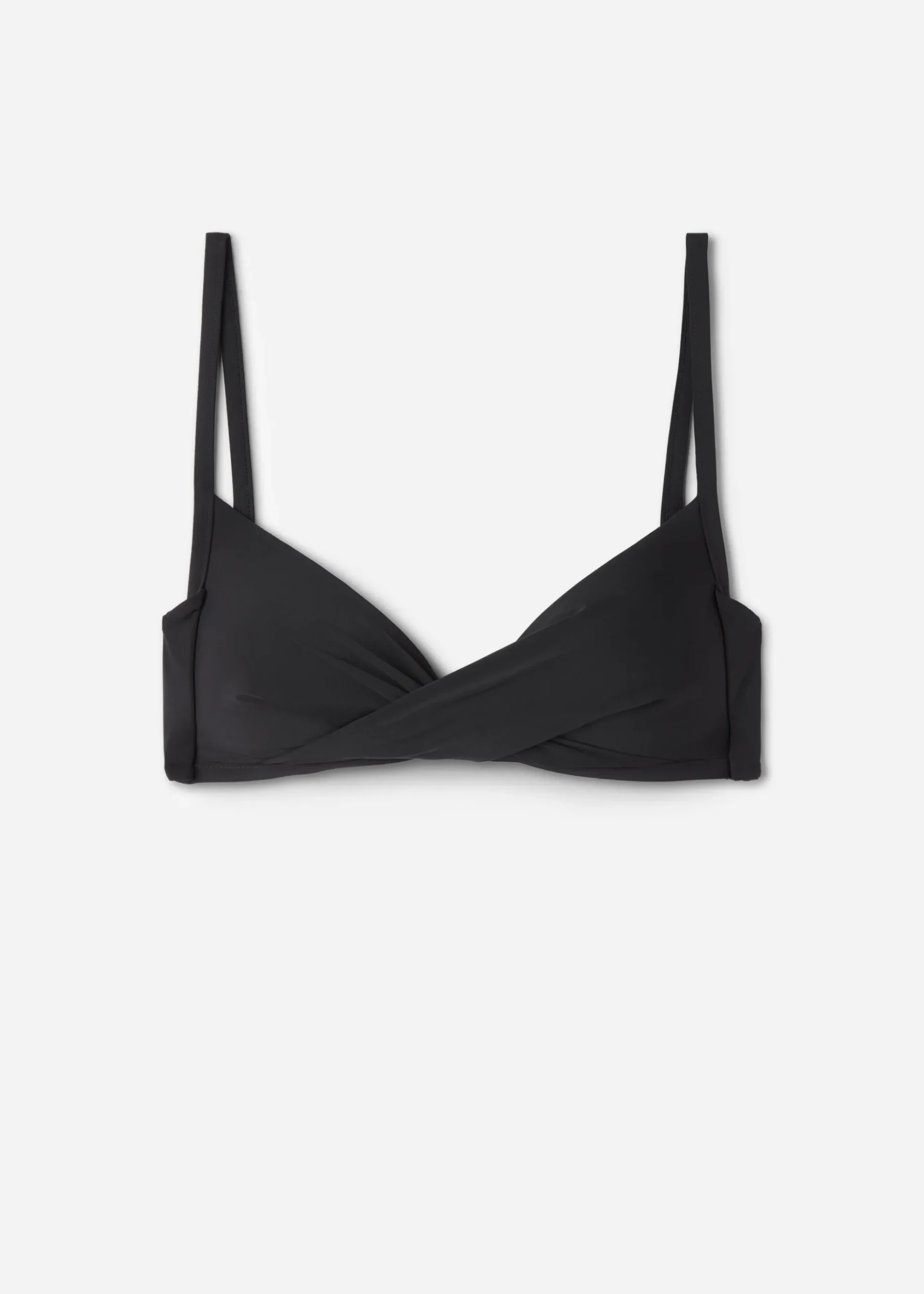 Triangel-Bikinioberteil mit abgestufter Wattierung und Überkreuzdetail Indonesia