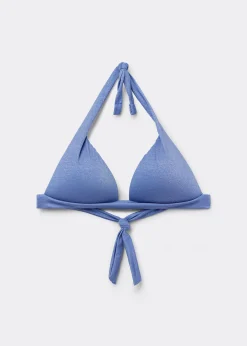 Triangel-Bikinioberteil mit Polsterung Golden Glow