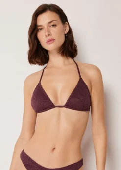 Triangel-Bikinioberteil Precious Jacquard