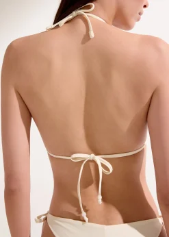 Triangel-Bikinioberteil Sequin Net