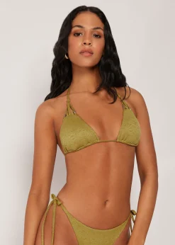 Triangel-Bikinioberteil Wild Jungle