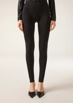 Ultra blickdichte Leggings aus Mikrofaser
