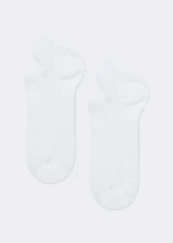 Unisex Füßlinge aus Baumwolle mit Fersenlasche