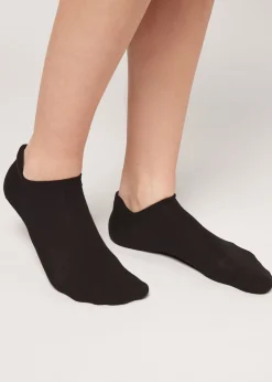 Unisex Füßlinge aus Baumwolle mit Fersenlasche