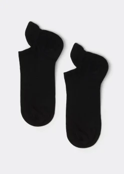 Unisex Füßlinge aus Baumwolle mit Fersenlasche