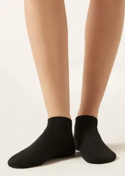Unisex-Sneakersocken aus Baumwolle und Leinen