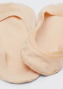 Unsichtbare Damen-Baumwollsocken mit Silikon an den Rändern